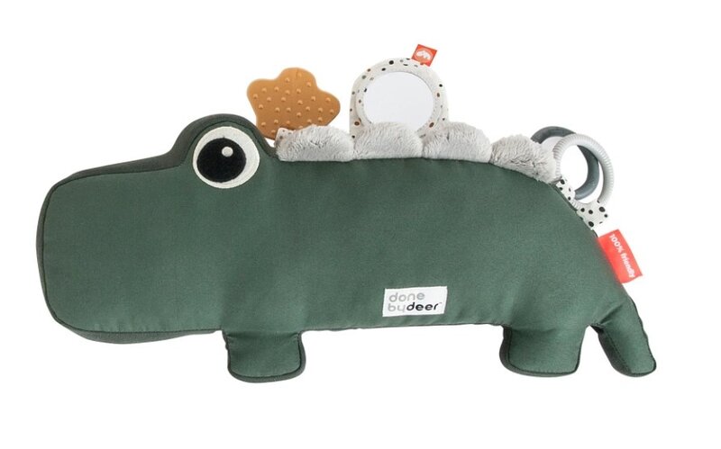 Done By Deer Done by Deer |  Tummy time speeltje Croco groen