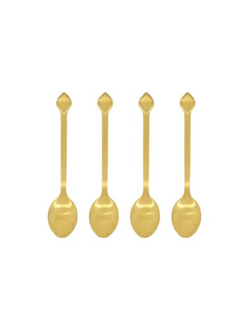 Zusss Zusss | Set van 4 lepeltjes goud