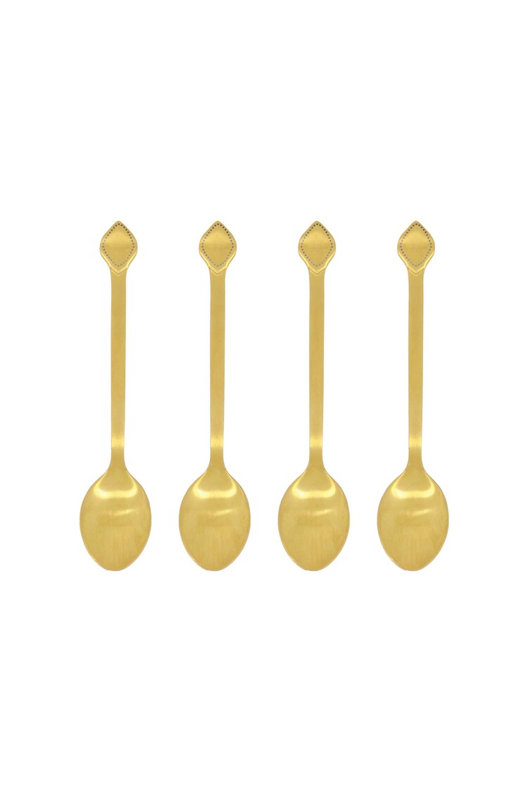 Zusss Zusss | Set van 4 lepeltjes goud