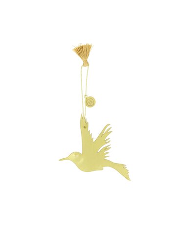 Zusss Zusss | Metalen hanger vogel goud