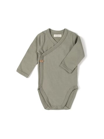 Nixnut Nixnut | Newborn newbie romper wild green