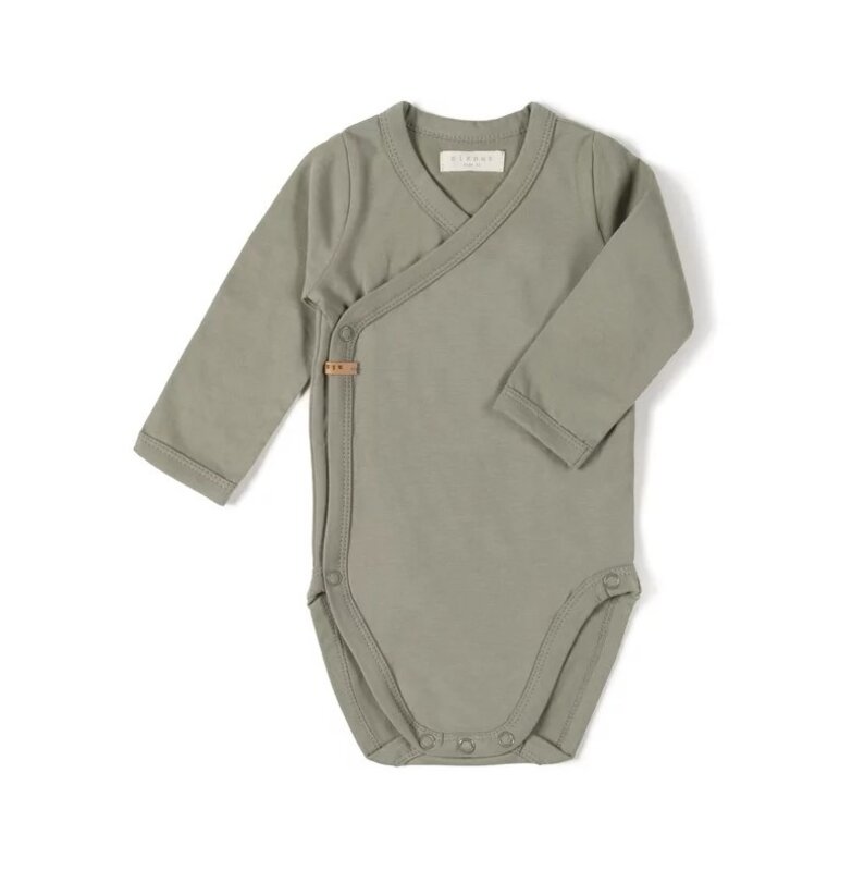 Nixnut Nixnut | Newborn newbie romper wild green