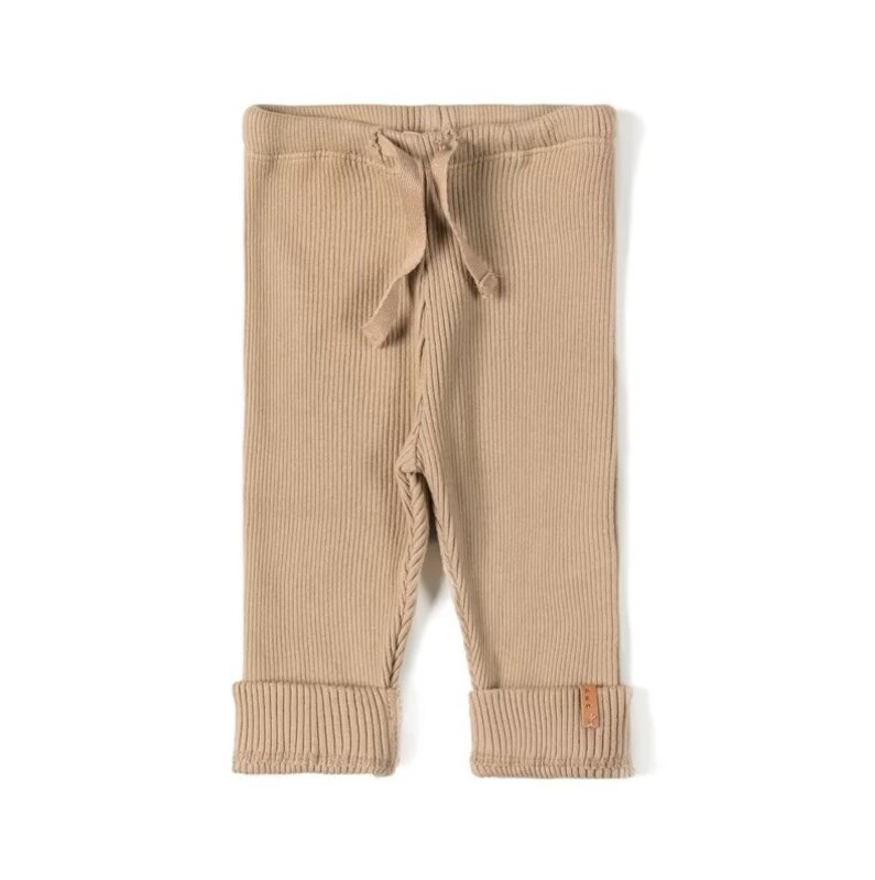 Nixnut Nixnut | Newborn rib legging Biscuit