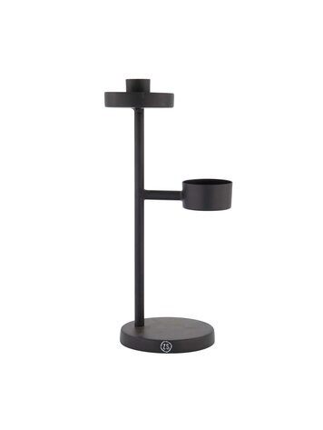 Zusss Zusss | Metalen kandelaar zwart