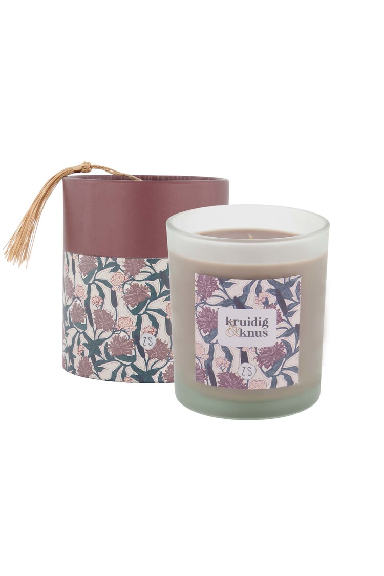Zusss Zusss | Luxe geurkaars in koker kruidig en knus zand
