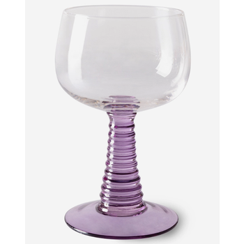 HK Living HK Living | Swirl wijnglas high purple