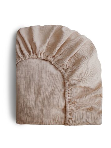 Mushie Mushie | Crib Sheet Brique