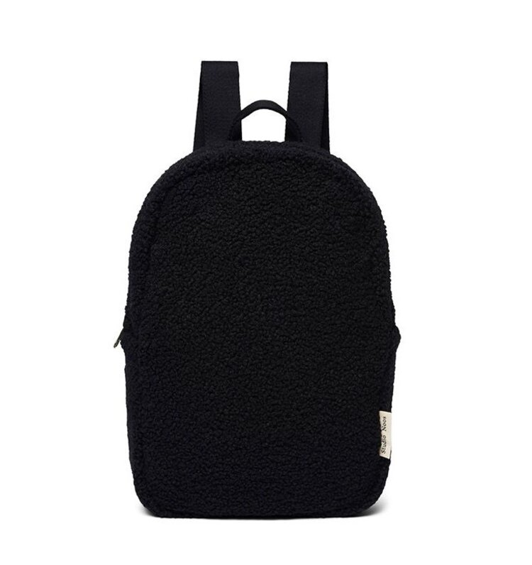 Studio Noos Studio Noos | Mini rugzak teddy zwart
