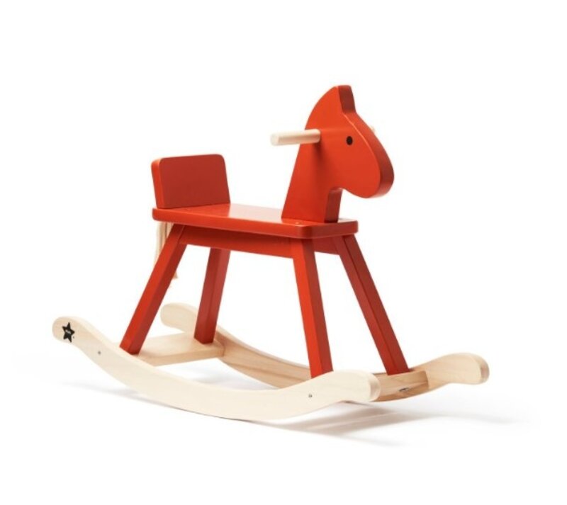 KidsConcept KidsConcept | Schommel paard oranje rood carl larsson