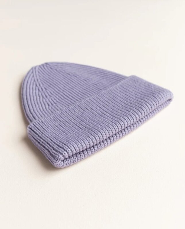 Hvid Hvid | Beanie fonzie kids 6m - 2 jaar Lilac