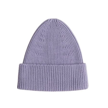 Hvid Hvid | Beanie fonzie kids 6m - 2 jaar Lilac