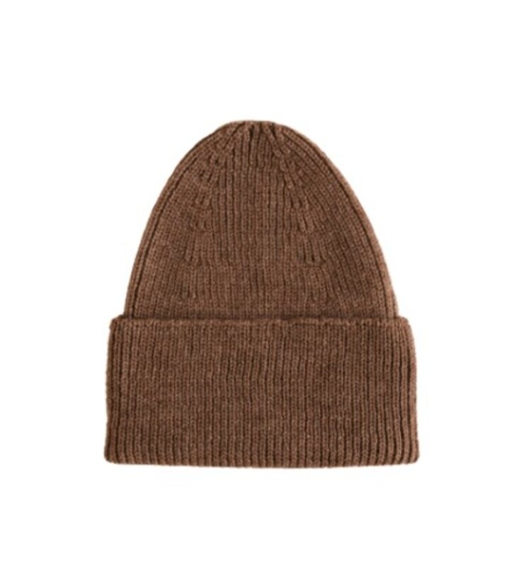 Hvid Hvid | Beanie fonzie kids 6m - 2 jaar Mocha