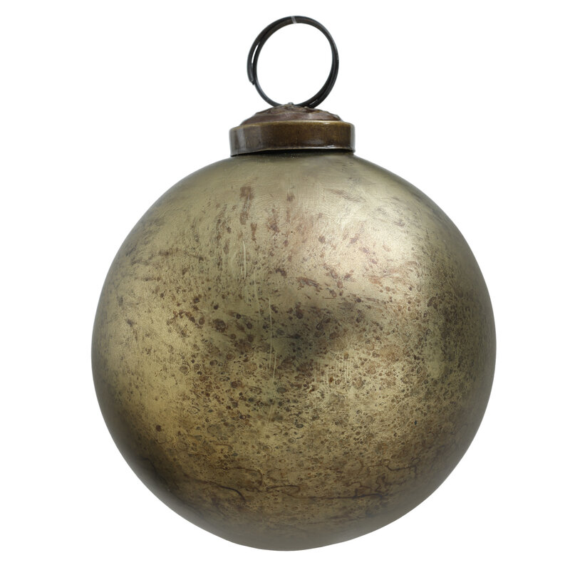 PTMD PTMD | Xmas Toney green glass ball matt oil round S