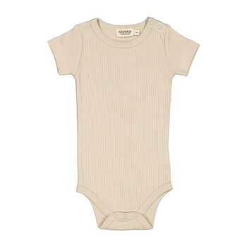 MarMar MarMar | Romper plain body SS grey sand