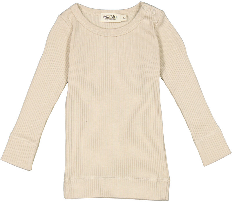 MarMar MarMar | Top plain tee LS grey sand