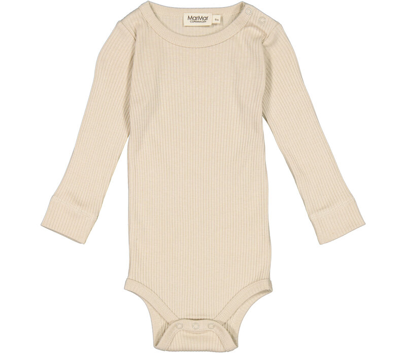 MarMar MarMar | Romper plain body LS grey sand