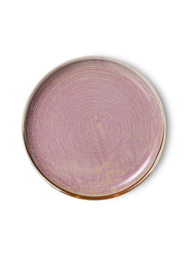 HK Living | Chef ceramics side plate pink