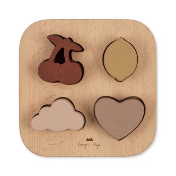 Konges Sløjd Konges Sløjd | Houten puzzel heart