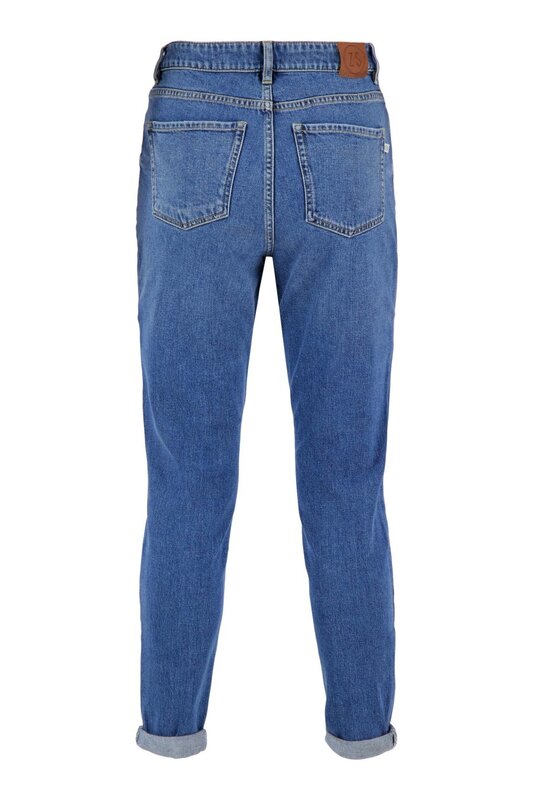 Zusss Zusss | Trendy mom jeans midden blauw