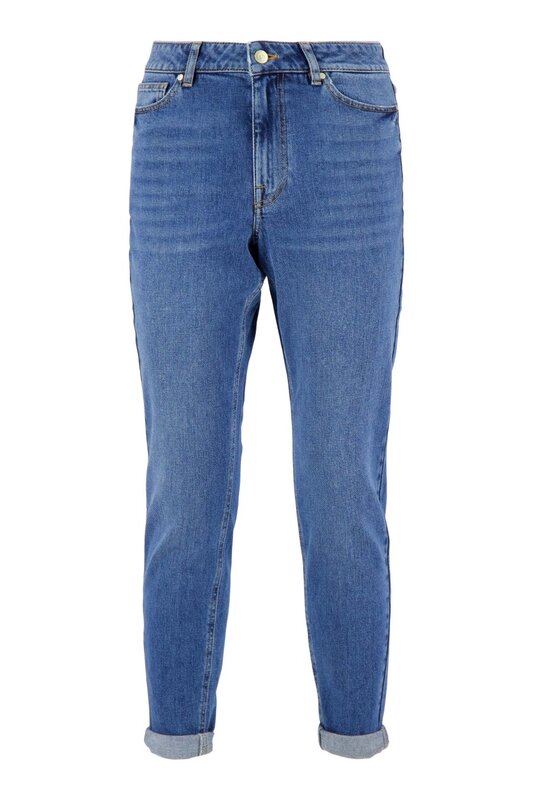 Zusss Zusss | Trendy mom jeans midden blauw