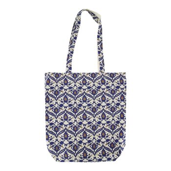 Zusss Zusss | Katoenen shopper met print zand