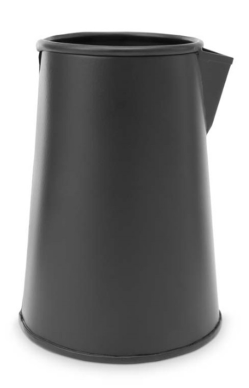 vtwonen vtwonen | pitcher mat zwart 9x15cm
