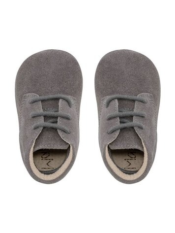 Mavies Mavies | Schoentjes suede grijs