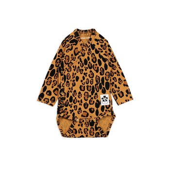 Mini Rodini Mini Rodini | Romper wrap leopard