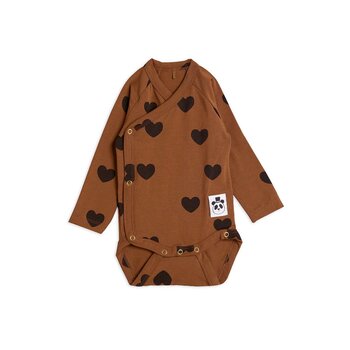 Mini Rodini Mini Rodini | Romper wrap hearts