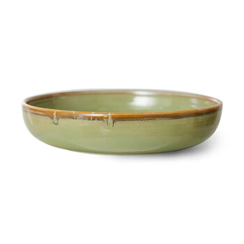 HK Living HK Living | Chef ceramics diep bord moss/green L