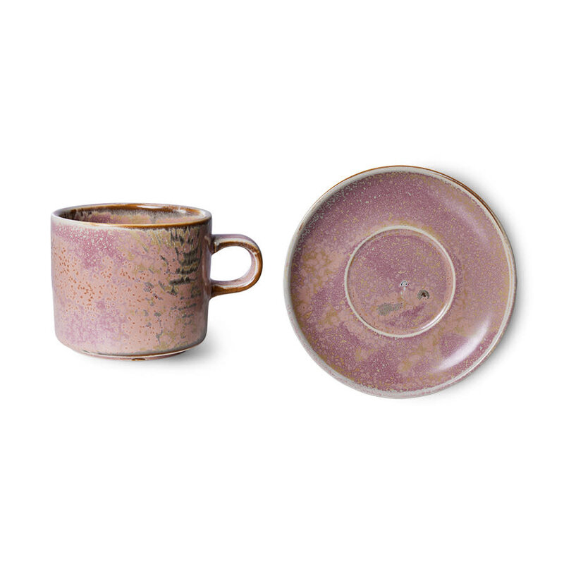 HK Living HK Living | Chef ceramics kop en schotel pink