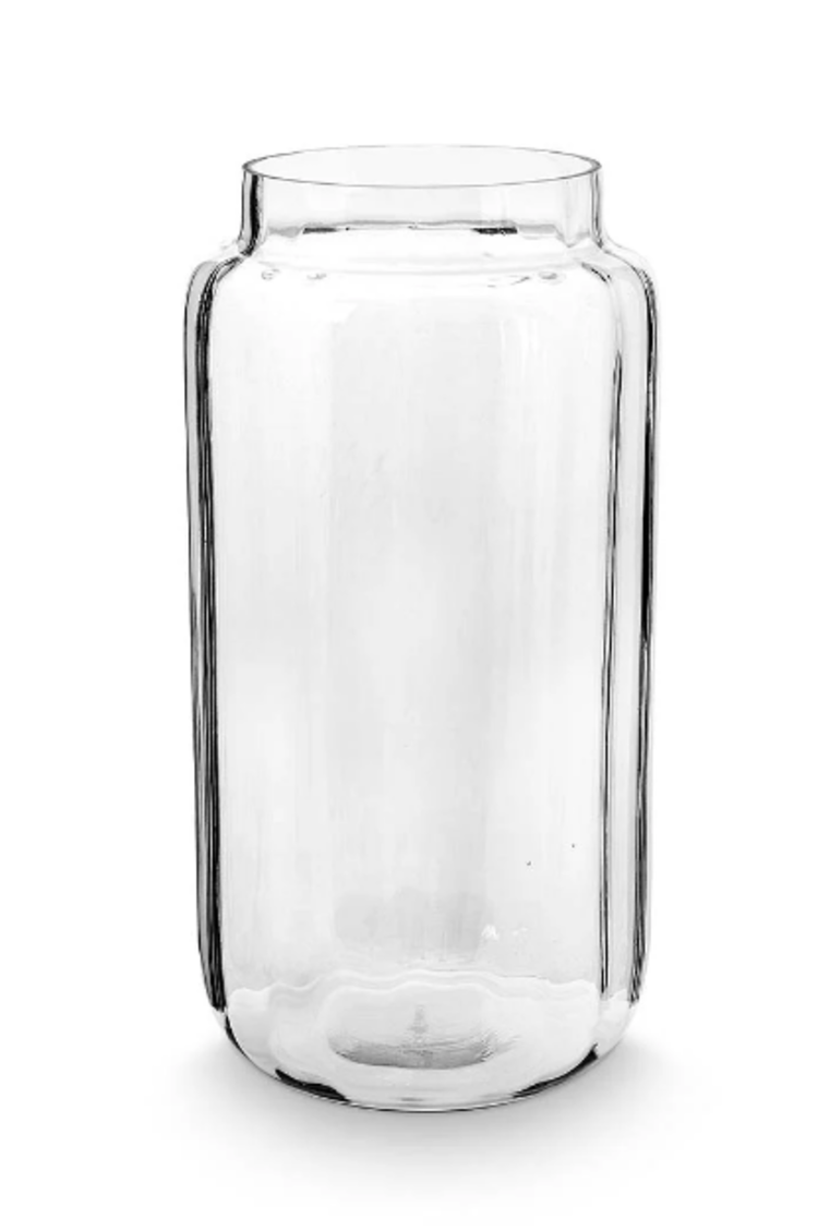 vtwonen vtwonen | Vaas rib stripes 16.5x32cm