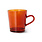 HK Living HK Living | 70's glas koffiekop amber bruin