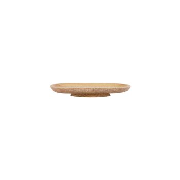 Zusss Zusss | Ovalen stylingbord hout 30x15x4cm naturel