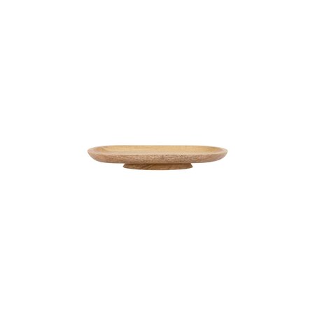 Zusss Zusss | Ovalen stylingbord hout 30x15x4cm naturel