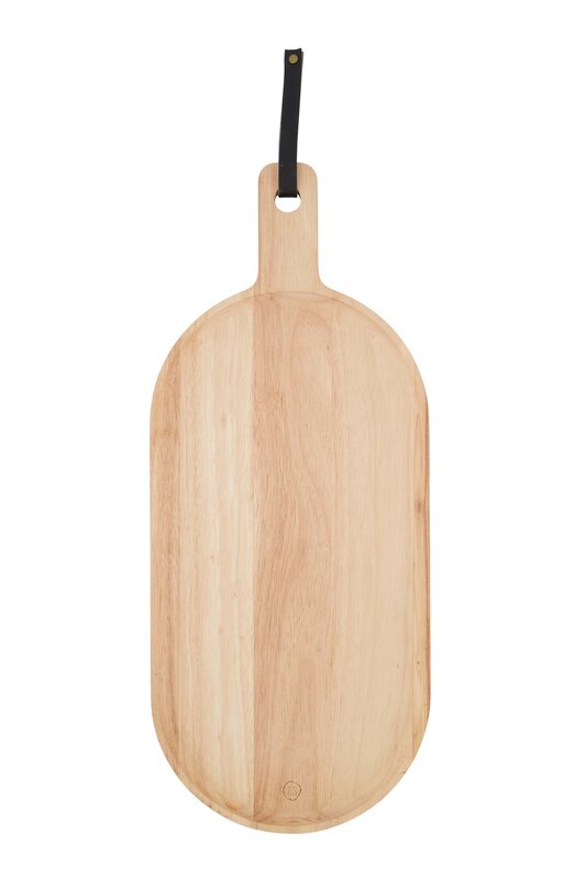 Zusss Zusss | Houten serveerplank ovaal 23x45cm