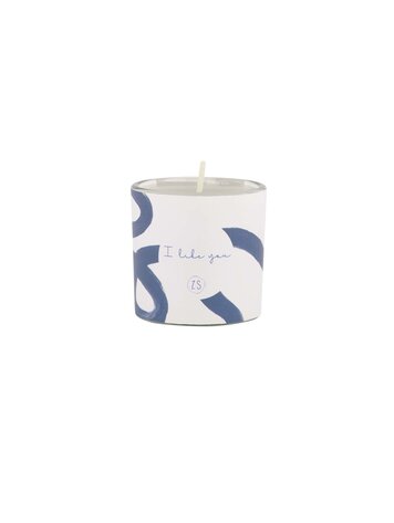 Zusss Zusss | Geurkaars in wikkel bamboe i like you off white