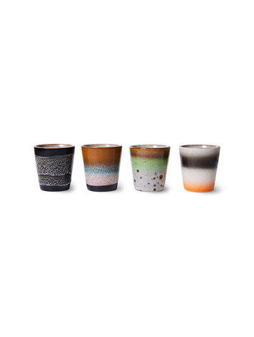 HK Living HK Living | 70's servies ristretto set van 4 good vibes