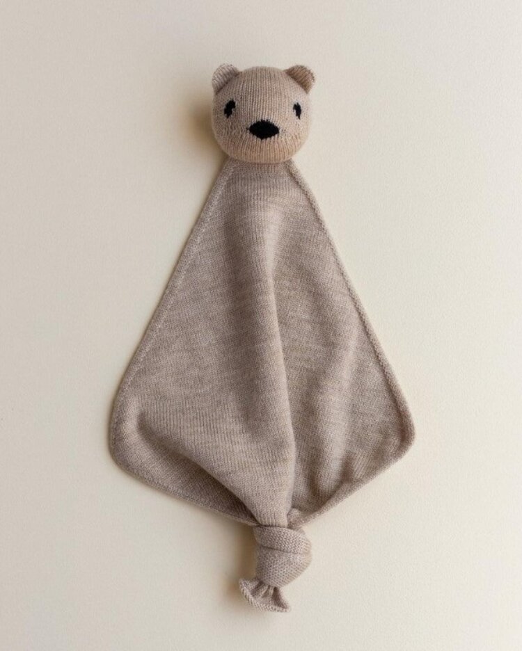 Hvid Hvid | Knuffeldoek Teddy Tokki Sand