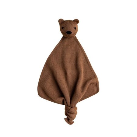 Hvid Hvid | Knuffeldoek Teddy Tokki Chocolate