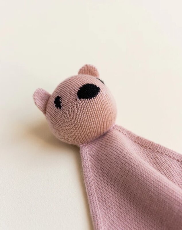 Hvid Hvid | Knuffeldoek Teddy Tokki Blush