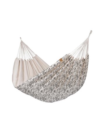 Zusss Zusss | Hangmat bladprint 95x212cm zand