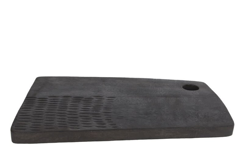 Stijl28 | Borrelplank Levi zwart 39x26x2.5cm