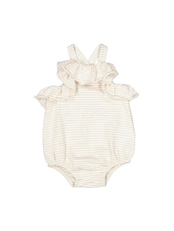 MarMar MarMar | Romper rona White Sage Stripe