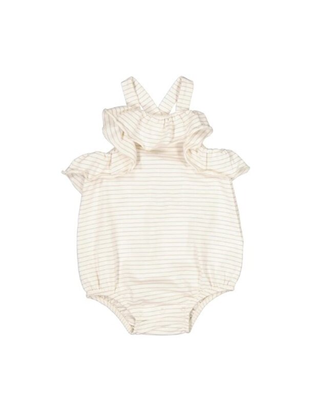 MarMar MarMar | Romper rona White Sage Stripe