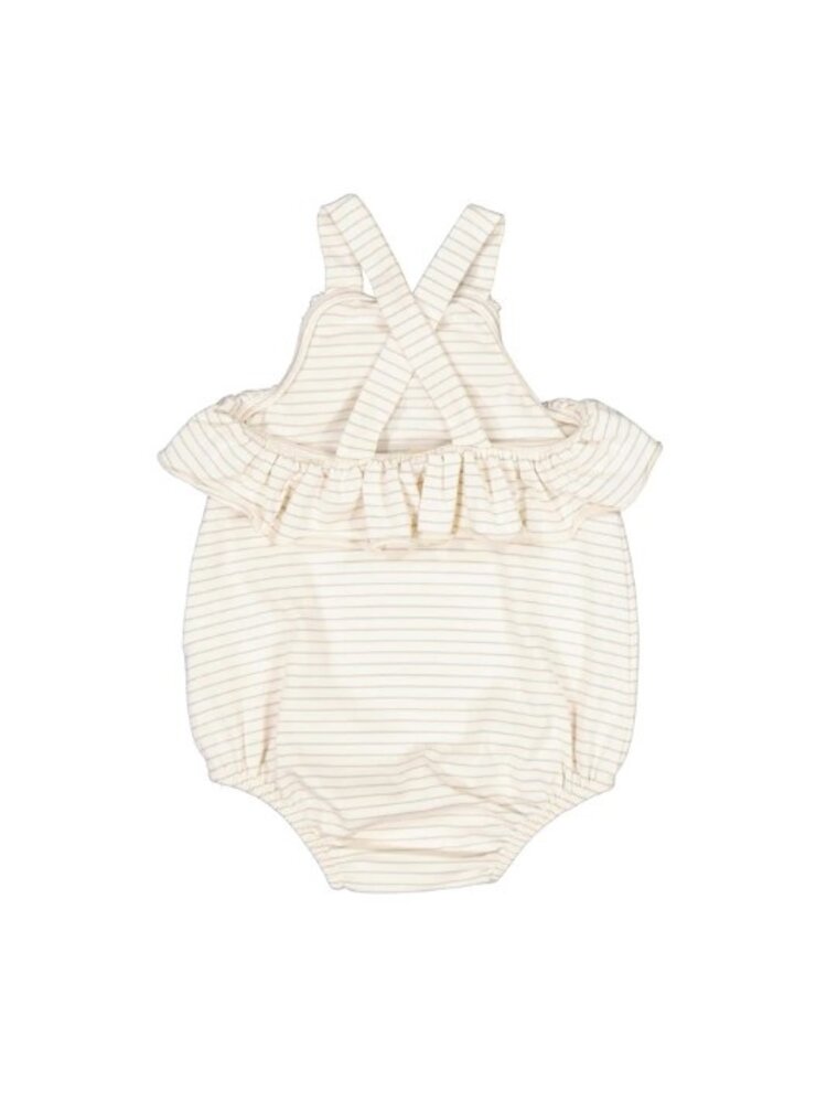 MarMar MarMar | Romper rona White Sage Stripe