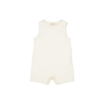 MarMar MarMar | Romper Rie  White Sage Stripe