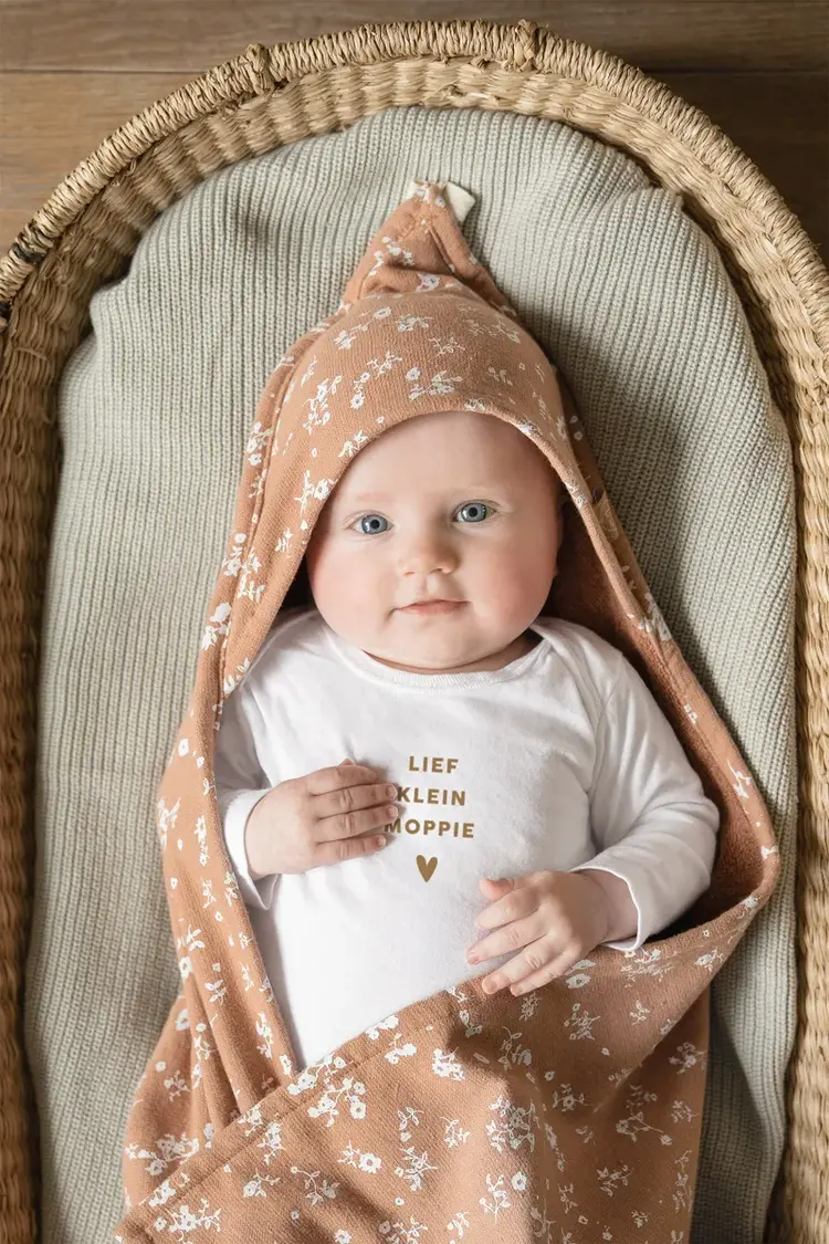 Zusss Zusss | Gebreid wiegdeken zand