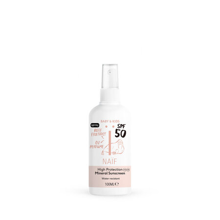 Naïf Naïf | Zonnebrand spray 0% parfum baby&kids factor 50
