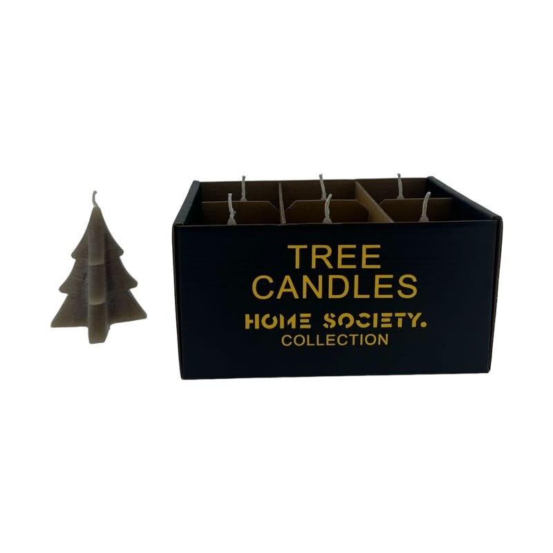 Home society Home Society | Kerstboomkaars S taupe